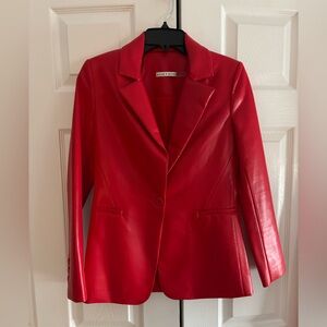 Alice and olivia  Vibrant Red Women's Blazer
